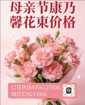 滁州定远县花店母亲节康乃馨花束